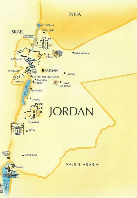 Joe Corner - Jordan Map