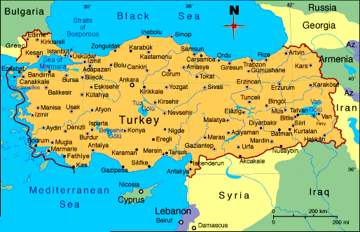 Turkey Map